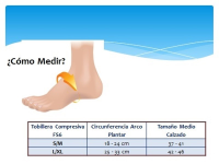 Tobillera funcional de compresion gradual para tratamiento fascitis plantar y dolor pie FS6